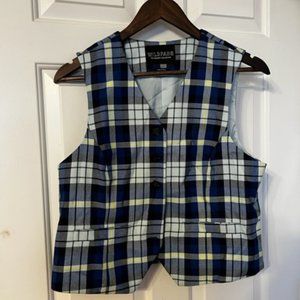 Blue Checkered Vest from Wildfang